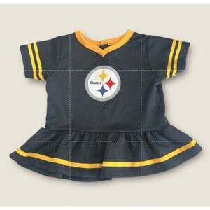 Pittsburgh Steelers Dress Baby Girls Sz 18M NFL Cheerleader Football